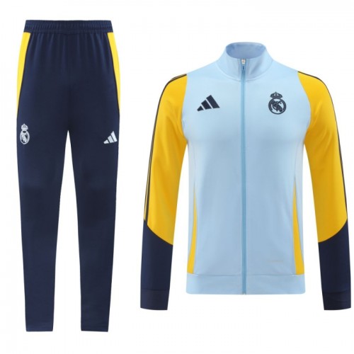 Real Madrid Ensemble Vestes d'Entraînement 2024-25 Grise Real Madrid Ensemble Vestes d'Entraînement 2024-25 Grise